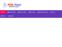 Tablet Screenshot of milkhost.in